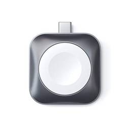 Satechi USB C Dock de Carregamento Magnético [certificado MFi] Carregador de relógio portátil - Compatível com Apple Watch Ultra e Série 8/7/6/SE/5/4/3/2/1 (cabo não incluído)