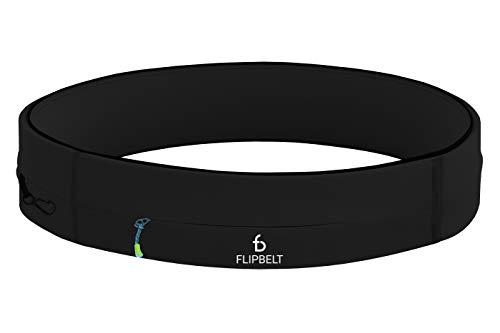 Cinto FlipBelt para treino de corrida e fitness, preto, médio
