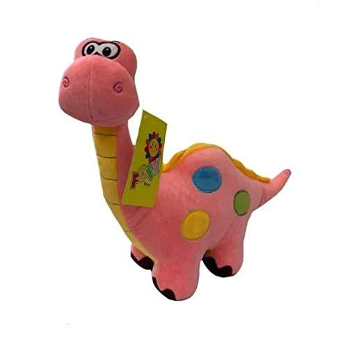 Pelúcia Dinossauro Rosa Fofy Toys 30 Cm
