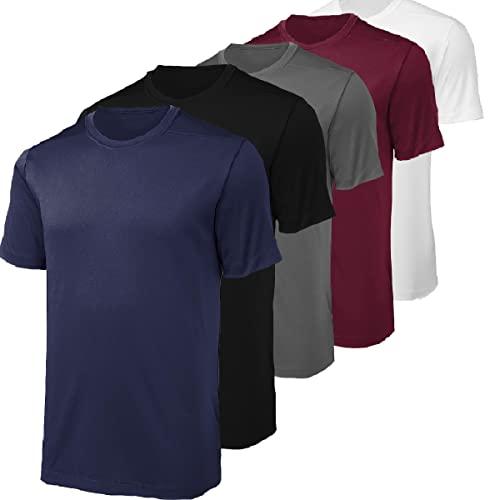 Kit 5 Camisetas Academia Dry Fit Anti Suor Zaroc Sports (M)