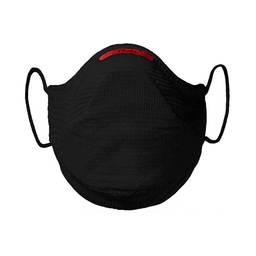 Máscara Fiber Knit AIR + Filtro de Proteção + Suporte (Preta, G)