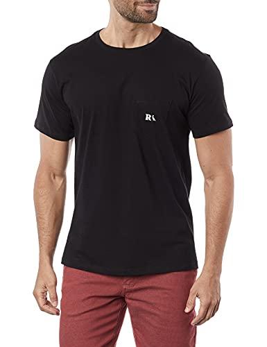 Camiseta Estampada R Ass Bolso, Reserva, Masculino, Preto, P