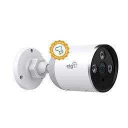 Câmera Inteligente Externa Wi-Fi Full Color, Áudio Bidirecional, Full HD, Compatível com Alexa - SHCF602 ELG