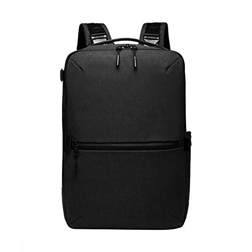 LuckyWin mochila notebook,malas e mochilas,mochila masculino,Compartimento para laptop, compartimento para tablet, bolsa multifuncional dentro,Alça de ombro removível, (Preto)