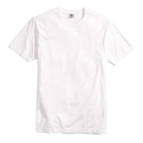 Camiseta Masculina Básica Algodão Premium Modelo Exclusivo (Branco, G)