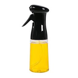 Pulverizador de azeite de oliva, spray de óleo para cozinhar, distribuidor de óleo recarregável, frasco borrifador de óleo de 210 ml para cozinha, cozinhar, churrasco, assar, grelhar, assar, salada
