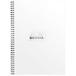 Rhodia Caderno Note Book Capa Branco A4+, Branco