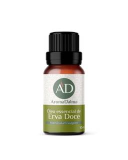 Óleo Essencial De Erva Doce (Funcho) 100% Puro - 10ml - Ideal Para Difusor, Aromaterapia e Cuidados Com o Corpo I Aroma Herbáceo, Floral e Levemente Frutado I Aroma D'alma