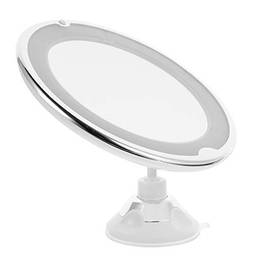 FAVOMOTO Espelho de Maquilhagem Com Luzes Led Espelho de Maquilhagem Com Suporte Espelho de Aumento 10X Espelho de Maquilhagem Regulável