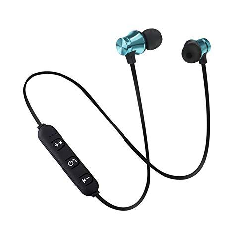 Ruimao Fone de ouvido magnético sem fio Bluetooth Fone de ouvido esportivo com microfon