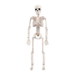 Newmind Mini esqueleto humano articulado com 40 cm de altura com braços e pernas móveis, modelo científico para auxiliar no estudo