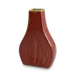 Vaso de Cerâmica Onion 26Cm Vermelho Reagente - Ceraflame Decor