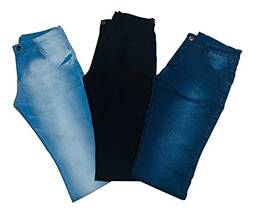 Kit 3 Calça Jeans Masculina Original 100% Jeans (38)