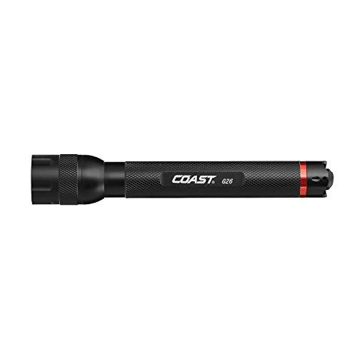 Coast® Lanterna de LED com feixe de luz Bulls-Eye™ G26 330 lúmens, pilhas incluídas