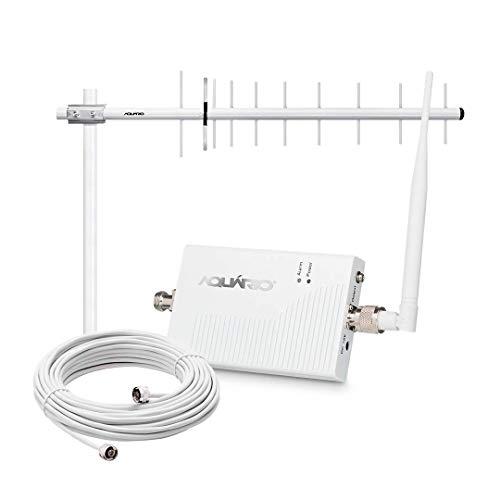 Aquario RP860 Mini Repetidor de Celular 800Mhz 60Db, para Rádios Comunicadores, Branco
