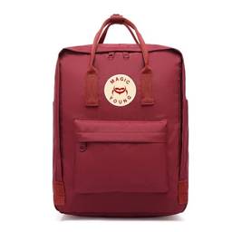 Mochila de grande capacidade para meninas meninos mochila leve para laptop para adolescentes estudantes bolsa, Vermelho, Large, Clássico