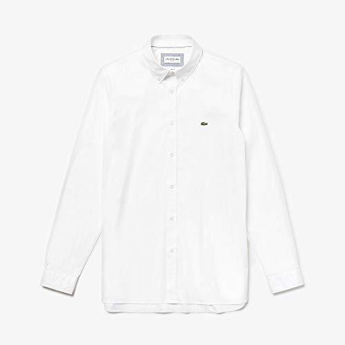 Camisa Manga Longa, Lacoste, Masculino, Branco, 38
