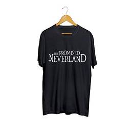 Camiseta Camisa The Promised Neverland Anime Masculino Preto Tamanho:G