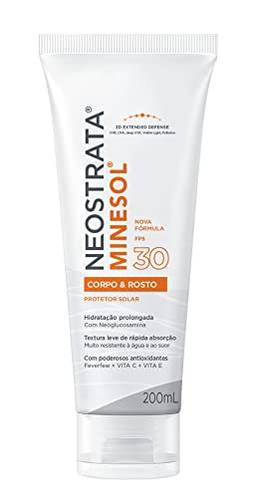 Neostrata Minesol Corpo & Rosto Protetor Solar Fluido Hidratante Fps 30 200 Ml, Neostrata