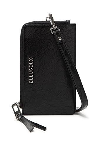 Small Wallet Techno Leather Ellus, Feminino, Preto, U