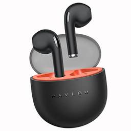 Fones de ouvido sem fio, Haylou X1 NEO Bluetooth Fones de ouvido Bluetooth 5.3 AAC HD Som estéreo Fones de ouvido Bluetooth com microfone intra-auriculares de baixo profundo, Touch, 2 Modos, preto