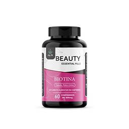 Beauty Essential Pills - Composto Biotina + Vitaminas (Cabelo, Pele e Unha) 600mg - 60 Comprimidos