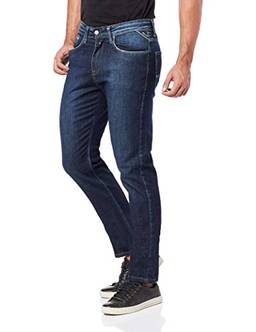 Calça Jeans Regular Replay Masculino Azul 42
