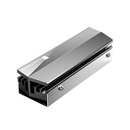 Staright Dissipador de calor M.2 SSD para M.2 2280 SSD Cooler SSD de Alumínio Tipo Simples/Dupla Face com Almofada Térmica de Silicone, Cinza