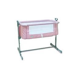Berço lateral acoplado side by side Co Slepeer Baby Style Rosa