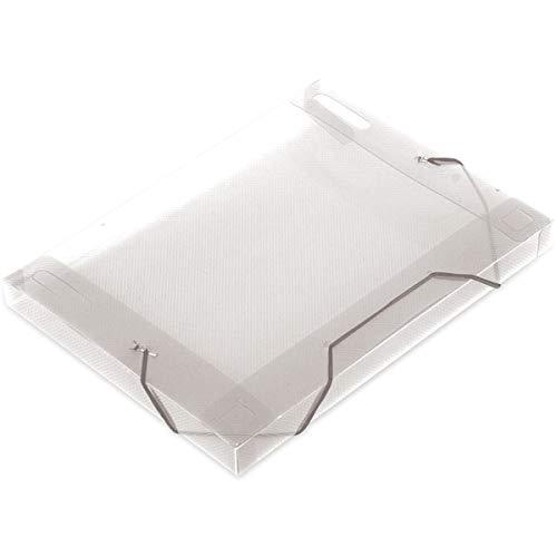 Polibras Soft Pasta Aba com Elástico, Transparente (Cristal), 245 x 30 x 335 mm, 10 Unidades