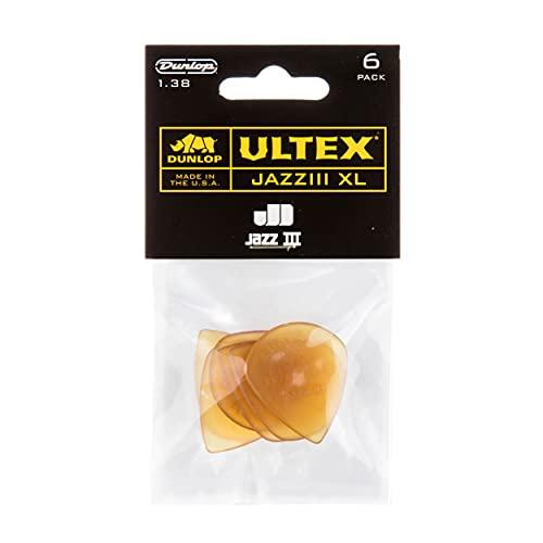 Dunlop 427PXL Ultex® Jazz III XL, 1,38 mm, pacote com 6