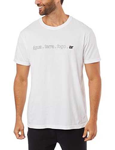 Camiseta,T-Shirt Stone Ar,Osklen,masculino,Branco,P