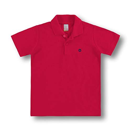 Camiseta Permanente, Marisol, Meninos, Vermelha, 16