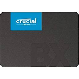 Crucial BX500 240 GB 3D NAND SATA SSD interno de 2,5 polegadas, até 540 MB/s - CT240BX500SSD1 preto/azul
