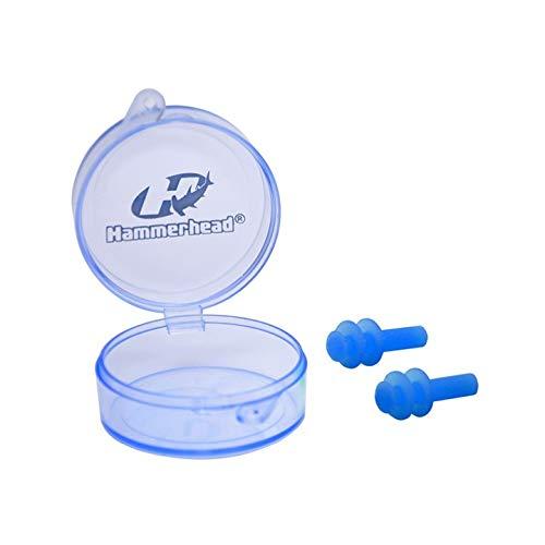 Protetor De Ouvido Silicone - 2 Peças Hammerhead Unissex Azul Único