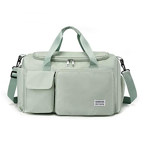 NUTOT bolsa academia feminina,bolsa de ombro feminina,bolsa para viagem,mala de mão,bolsa transversal à prova d'água,bolsa para laptop trabalhar, (verde)