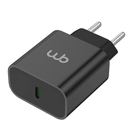 WB Carregador USB-C 20W, Preto