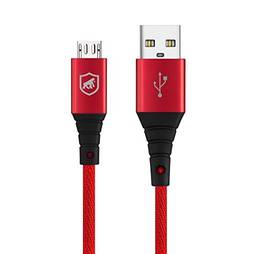 Cabo Tech Proof Vermelho Micro USB V8 (1,2m) - Gshield
