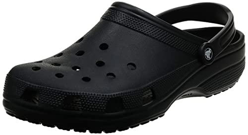 Crocs Classic Tamanco, Unissex Adultos, Preto (Black), 42