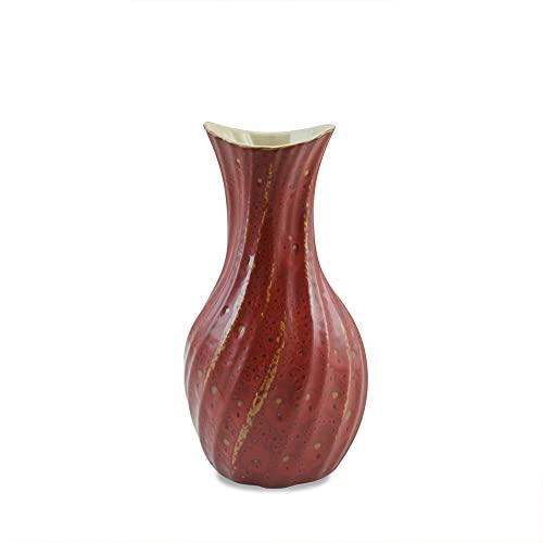 Vaso de Cerâmica Gode 22,5Cm Vermelho Reagente - Ceraflame Decor