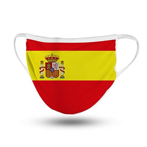 Sulamericana Fantasias Máscara Divertida Espanha, Tamanho Único, Vermelho e Amarelo