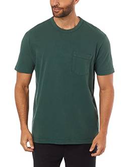 Camiseta,T-Shirt Pocket Recycled Cotton,Osklen,masculino,Verde Escuro,G