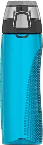 Thermos Garrafa de hidratação Intak Tritan de 680 ml com medidor (azul-petróleo), tamanho único,