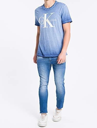 Camiseta Logo grande, Calvin Klein, Masculino, Azul, GG
