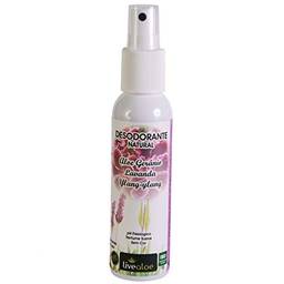 Desodorante Natural Aloe Gerânio 60Ml, Livealoe