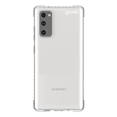Capa Capinha Gocase Anti Impacto Slim para Samsung Galaxy S20 FE - Clear Logo White