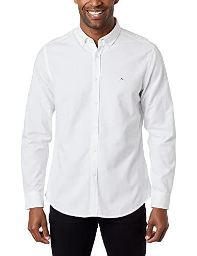 Camisa Slim Oxford Button Down (Mo),Aramis,Masculino,Branco,M