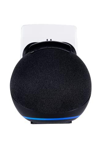 Suporte All In One de Tomada para Amazon Alexa Echo Dot 4 Compacto (Preto)