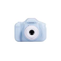 Domary Mini câmera infantil X2 de 2 polegadas com tela colorida HD mini câmera recarregável câmera de vídeo linda câmera com cartão de memória de 32GB azul