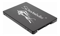 Somnambulist SSD 480GB SATA III 6GB/S Interno Disco sólido 2,5”7mm 3D NAND Chip Up To 520 Mb/s (Preto Bovino-480GB)